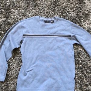 Blue crew neck sweater